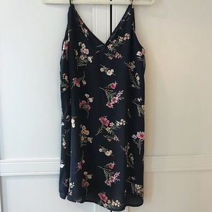 Floral shift dress